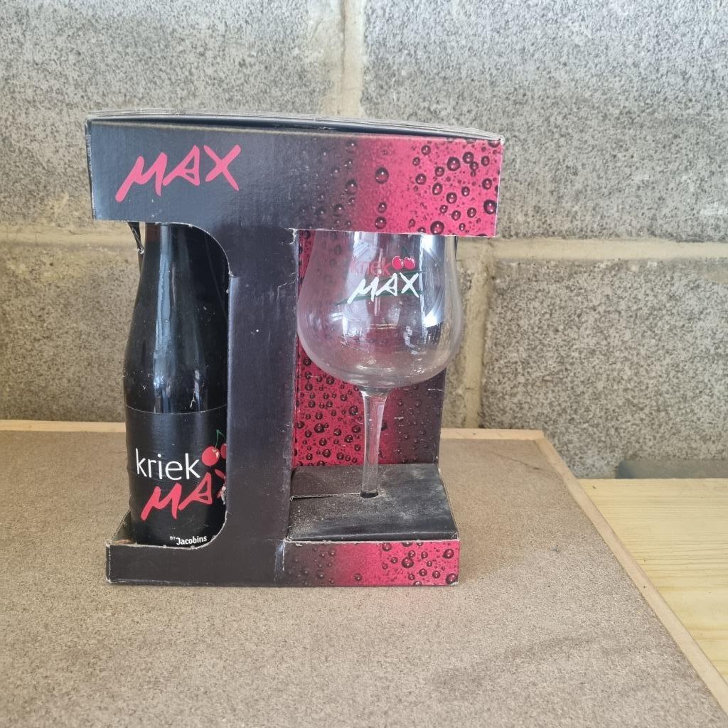 Coffret kriek Max, Ophalen of Verzenden, Gebruikt, Flesje(s), Overige merken