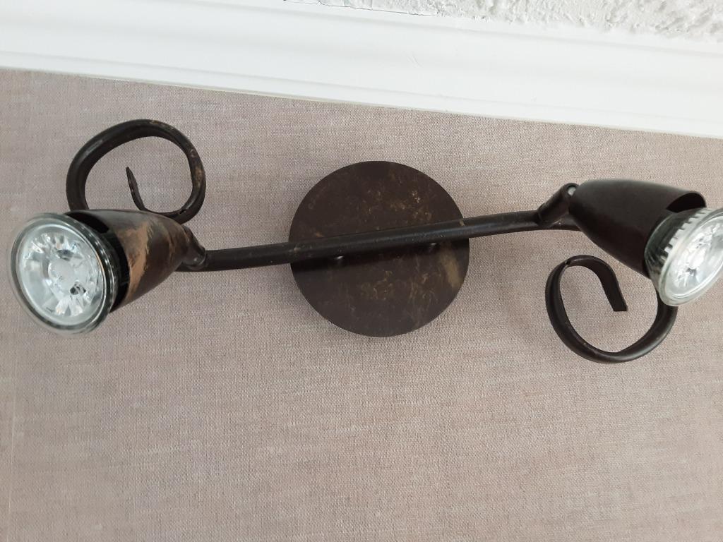 Spots bronskleurig, Metaal of Aluminium, Ophalen of Verzenden, Led, Plafondspot of Wandspot