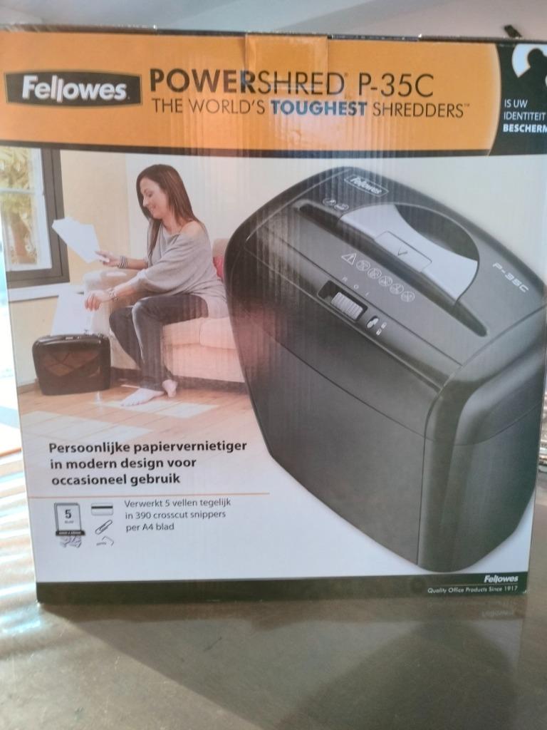 Fellowes Powershred P-35C papiervernietiger, Enlèvement ou Envoi