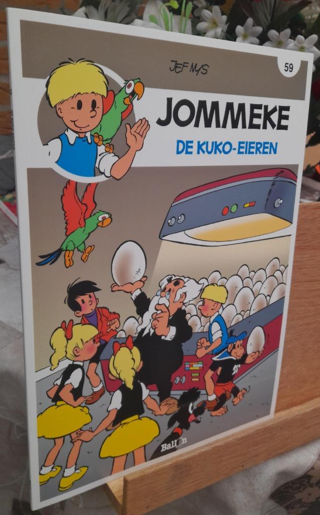 Jommeke nr 59 de kuko- eieren  zeer zeldzaam deeltje uit de, Boeken, Jef Nys, Verzenden, Eén stripboek, Nieuw
