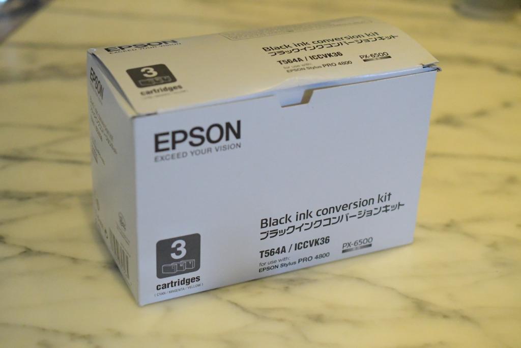Kit de conversion d'encre noire Epson T564A/ICCVK36, Enlèvement ou Envoi, Neuf, Cartridge, EPSON