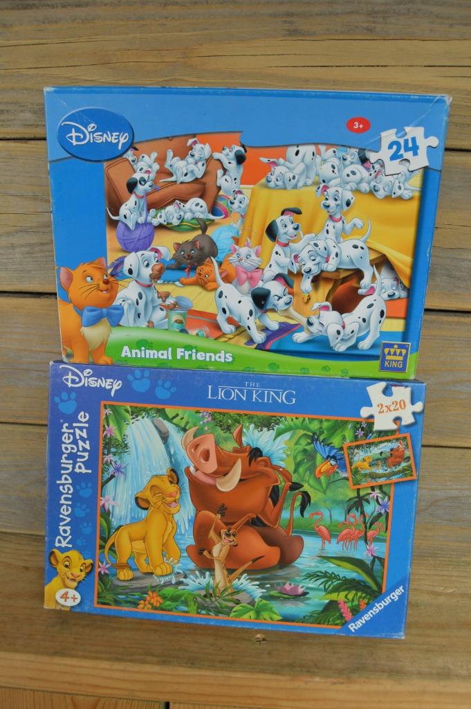 puzzel disney, animal friends, The Lion King, Kinderen en Baby's, Speelgoed | Kinderpuzzels, Ophalen of Verzenden, 10 tot 50 stukjes