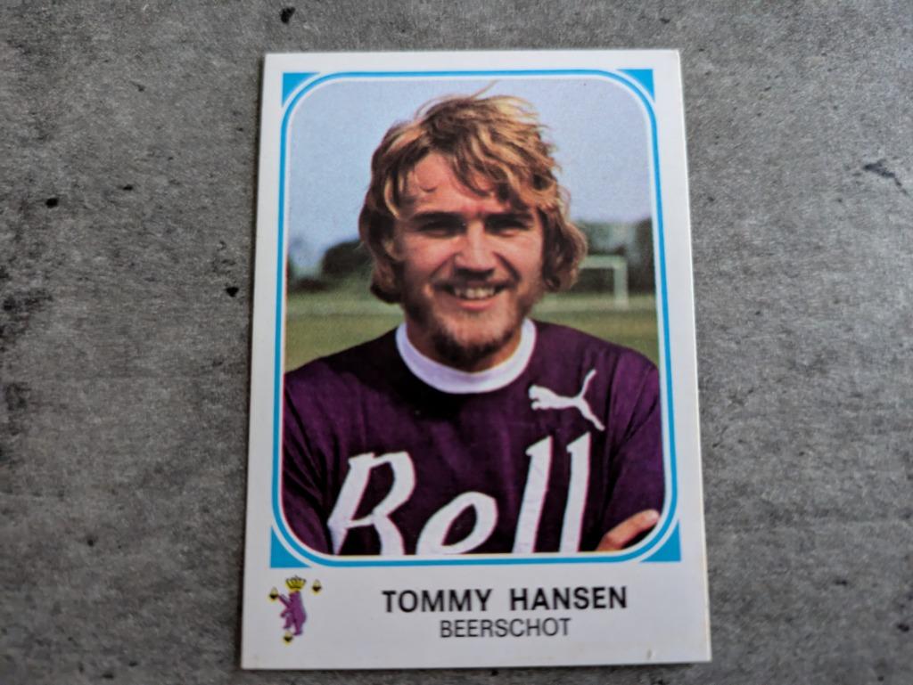 Autocollant PANINI FOOTBALL 77 Beerschot Tommy Hansen N 64, Envoi, Comme neuf, Autocollant