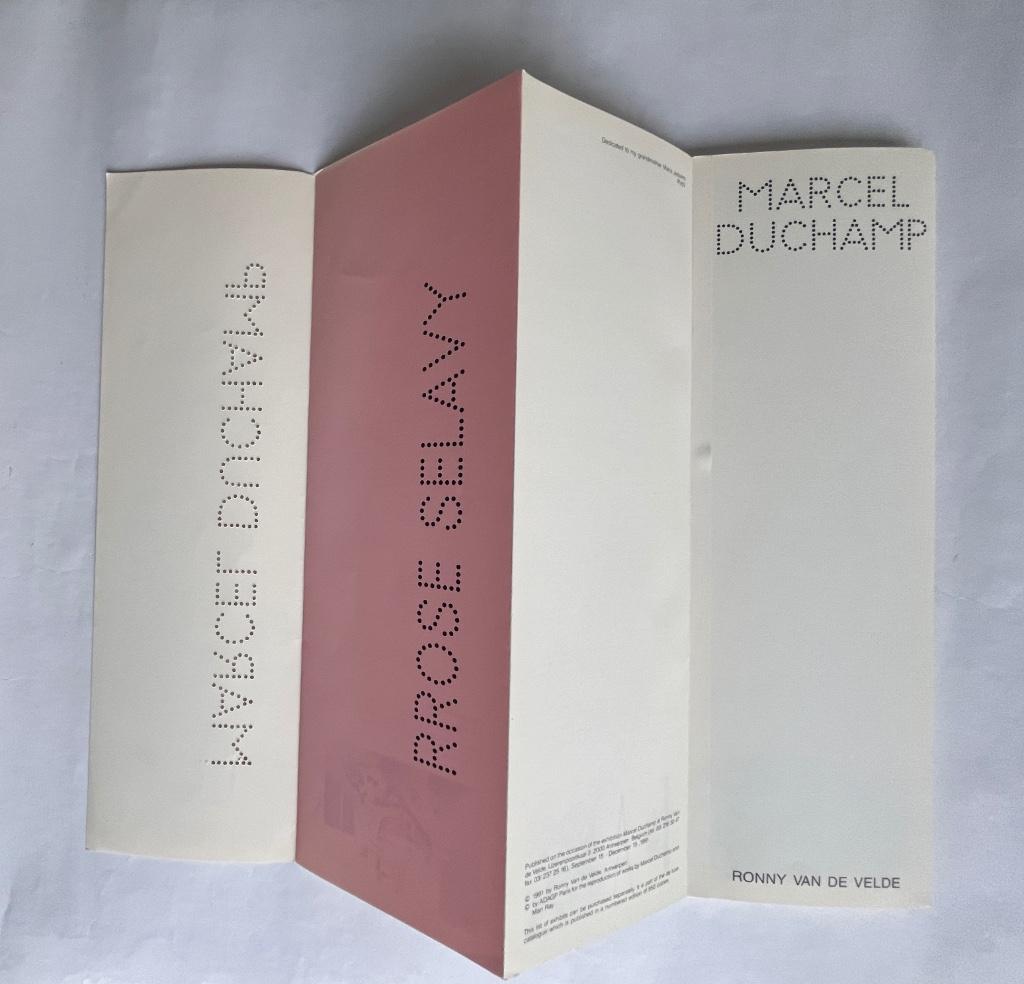 Marcel Duchamp Prose Selavy - Ronny Van de Velde 1991, Boeken, Kunst en Cultuur | Beeldend, Zo goed als nieuw, Overige onderwerpen