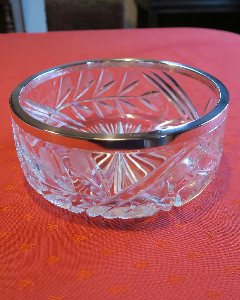 Coupe Saladier en cristal, Antiquités & Art, Enlèvement ou Envoi