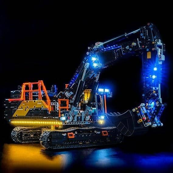 Led verlichtingsset voor Lego Volvo EC500 | GRATIS LEVERING, -, Nieuw, BRICKBLING, Verzenden