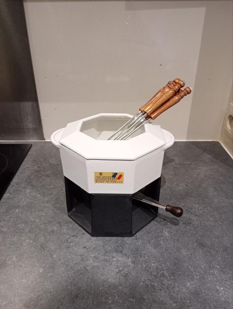 Set à fondue Staub, Enlèvement ou Envoi, Comme neuf, Brûleur, Service à fondue