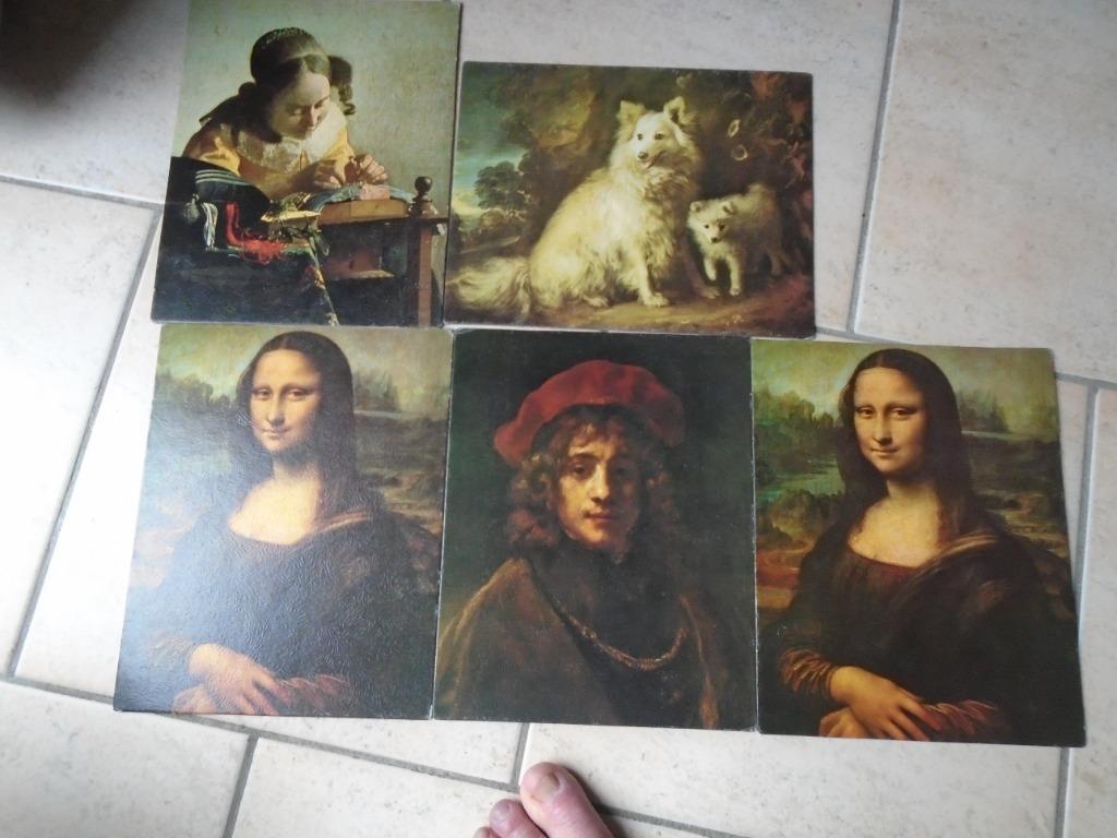 PHOTOS SUPPORT CARTON COLLECTION"DELHAIZE"DE PEINTURE, Antiquités & Art, Enlèvement ou Envoi