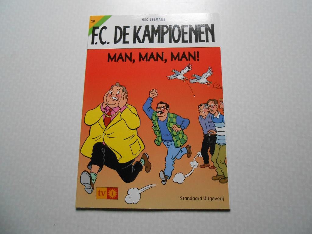 F.C. De kampioenen 28 Man, man, man!  2003 1ste druk., Boeken, Stripverhalen, Nieuw, Eén stripboek, Ophalen of Verzenden