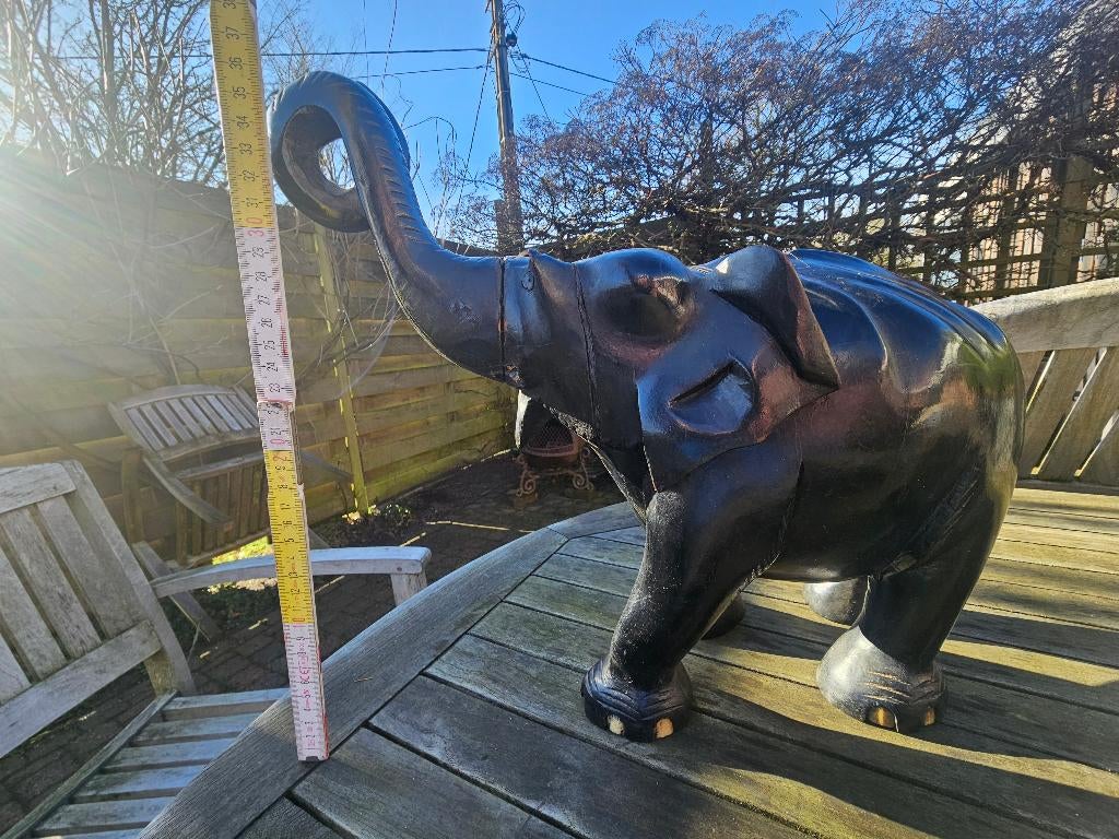 Afrikaanse kunst 1 olifant, Ophalen of Verzenden