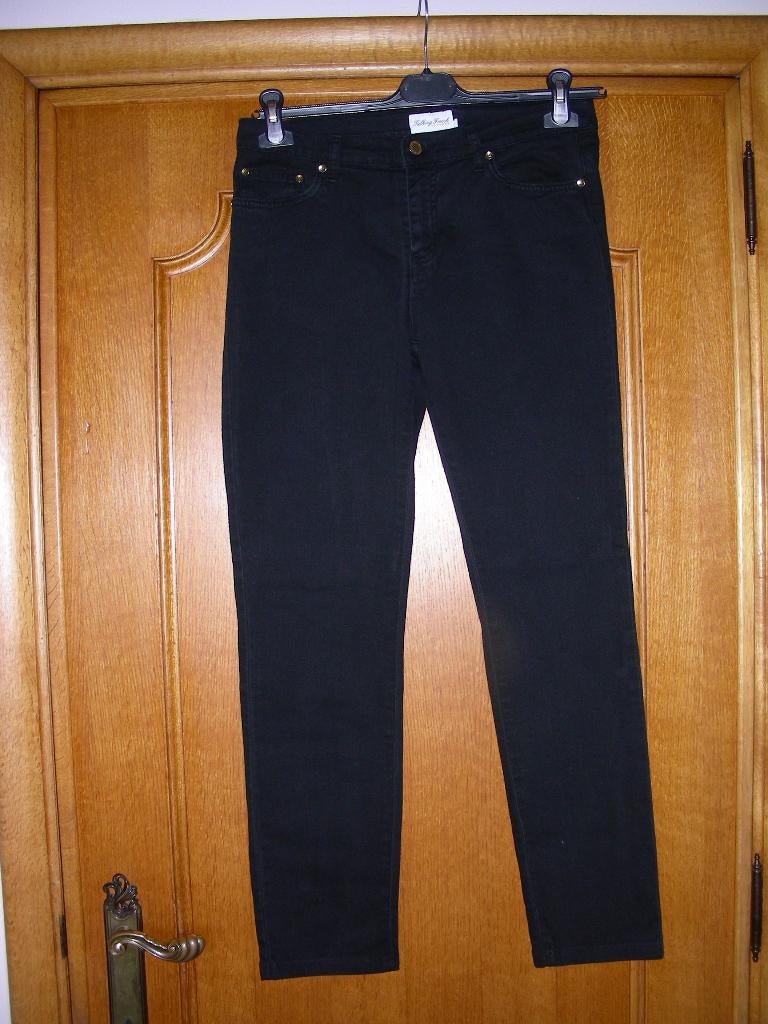 Zwarte jeansbroek, merk : Talking French, maat 38, Kleding | Dames, Spijkerbroeken en Jeans, Talking French, Zwart, Ophalen of Verzenden