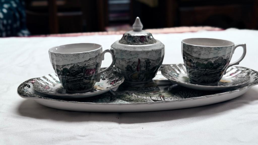 Service à thé anglais, Enlèvement