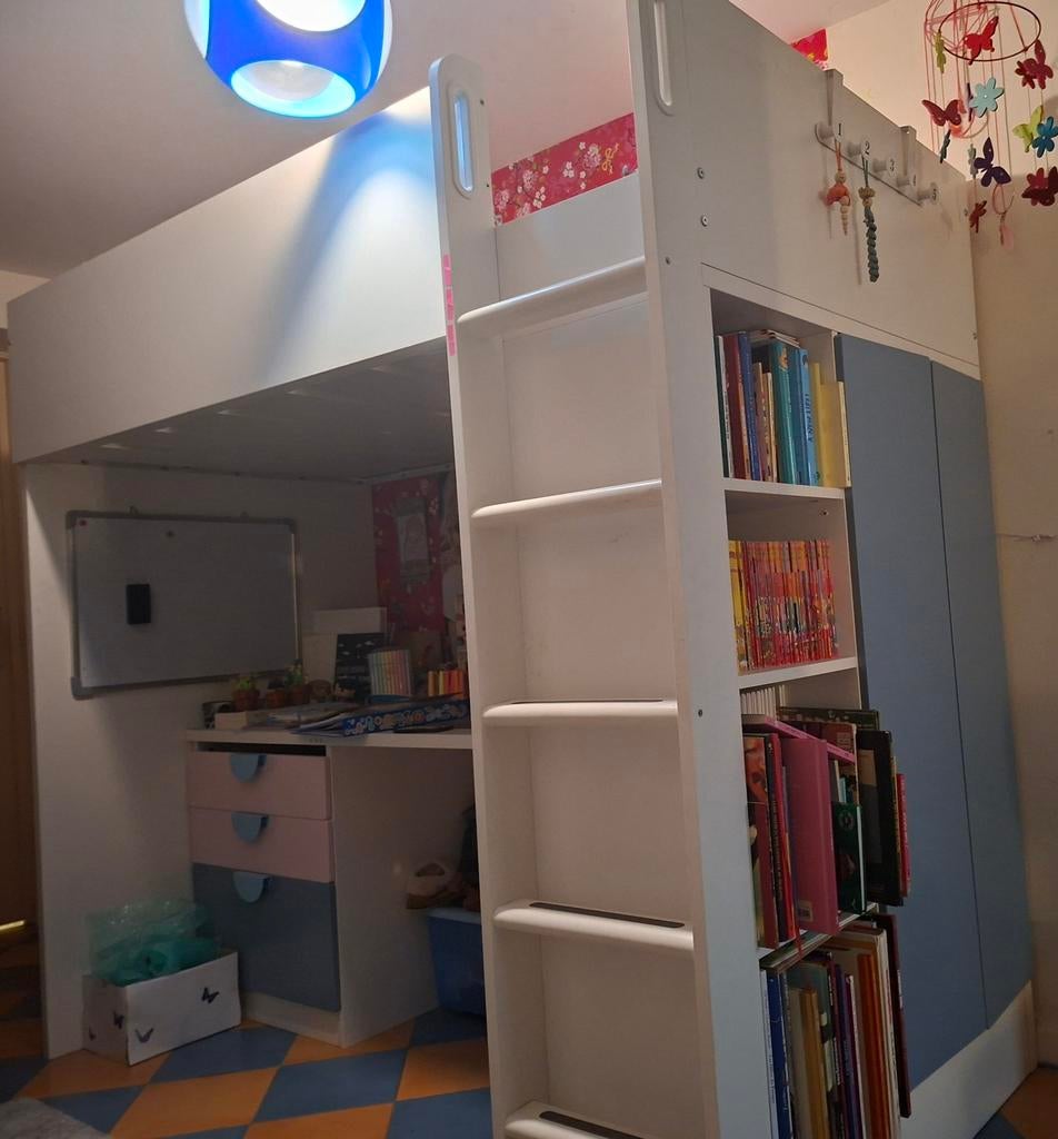 Lit IKEA STUVA H : 183 ; L : 206 ; Larg : 107