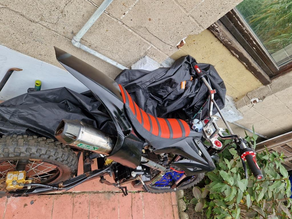 Dirt pitbike 125cc, Fietsen en Brommers, Brommers | Crossbrommers, Ophalen, Honda, Gebruikt, 125 cc