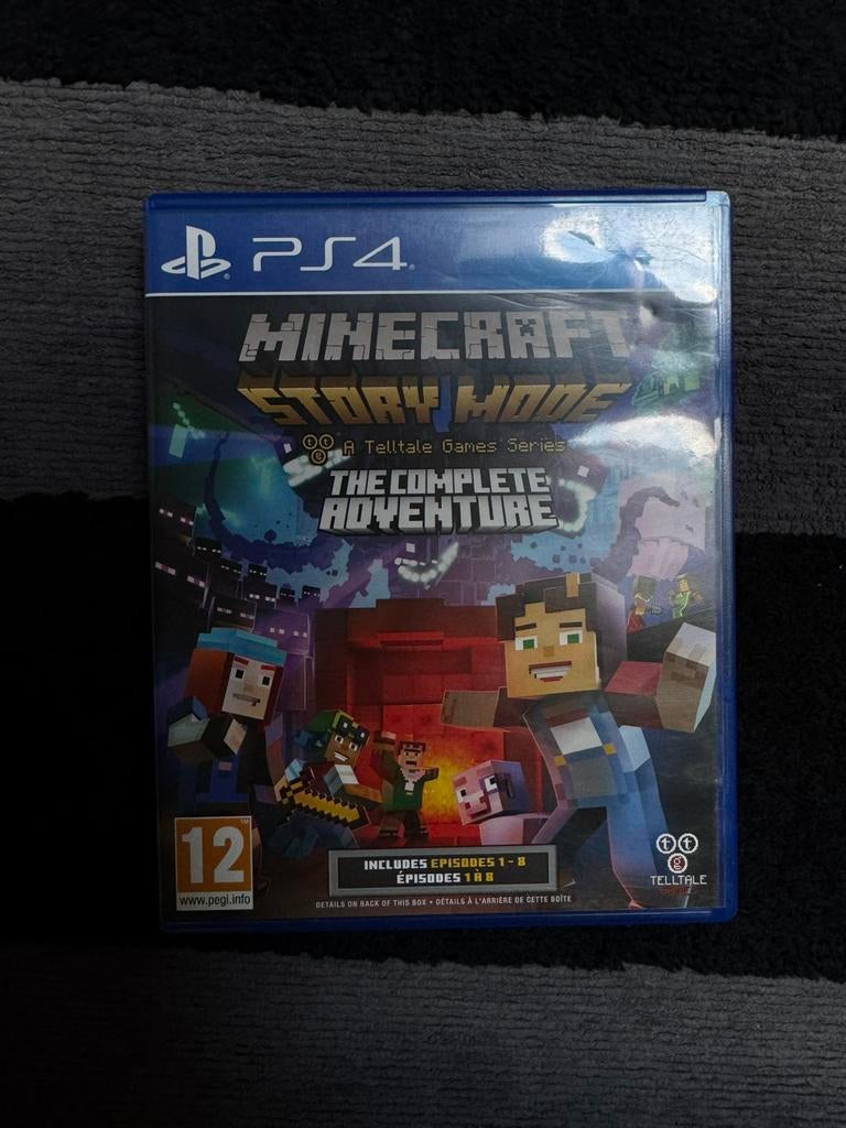 Minecraft Story Mode PS4 - Zeer goede staat, Games en Spelcomputers, 1 speler, Ophalen, Zo goed als nieuw, Vanaf 12 jaar