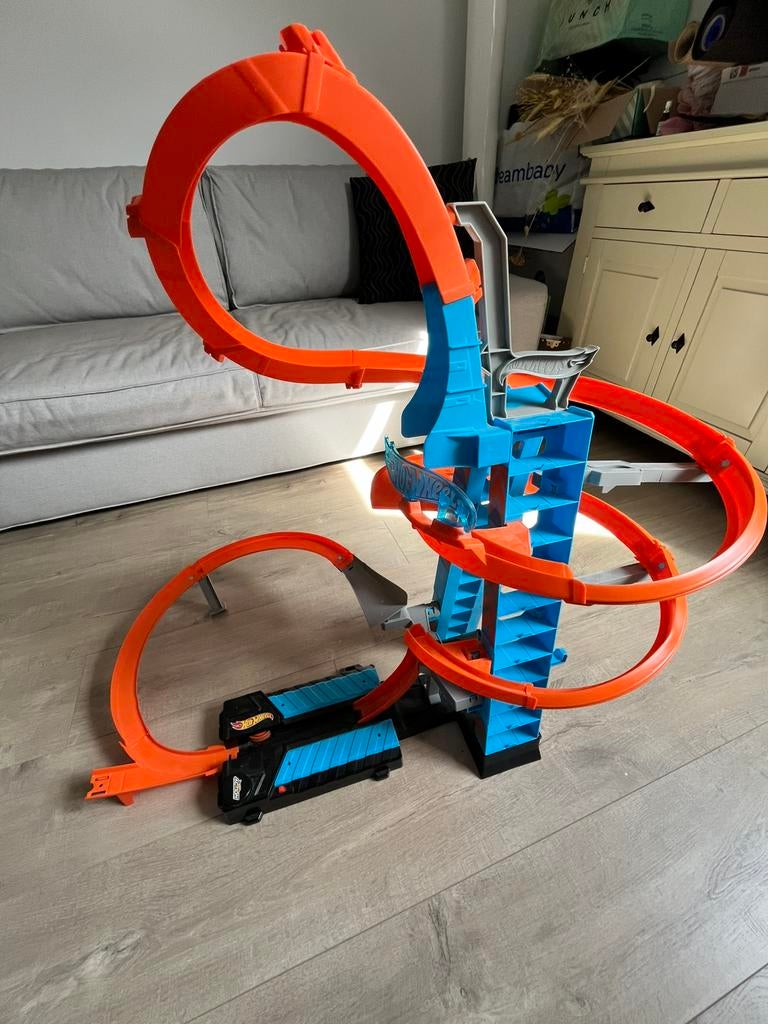 Hot Wheels Action racebaan, Kinderen en Baby's, Speelgoed | Racebanen, Ophalen, Gebruikt, Racebaan, Hot Wheels