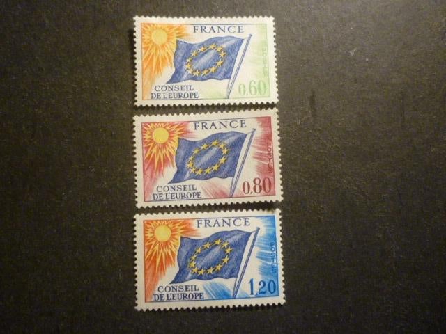 Frankrijk/France 1975 Yt S46/47/48(zonder gom/sans gomme), Envoi