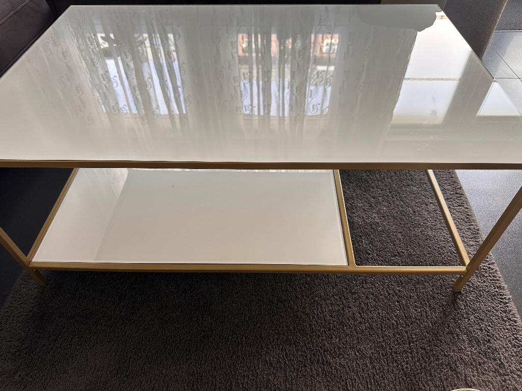 Salontafel, Huis en Inrichting, Tafels | Salontafels, Ophalen, Gebruikt, 50 tot 100 cm, 100 tot 150 cm