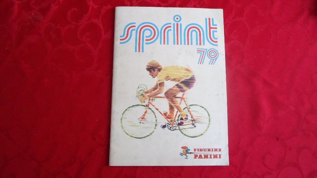 ALBUM AUTOCOLLANTS PANINI SPRINT 79 COUREURS CYCLISTES 1979, Envoi, Comme neuf, Autocollant