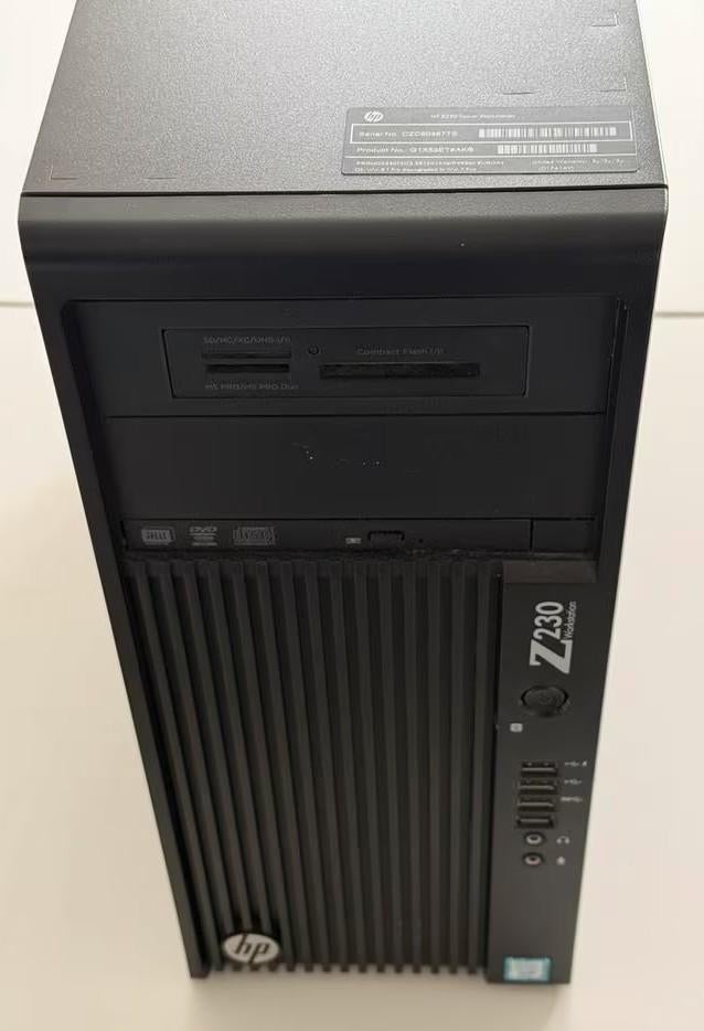 HP Z230 workstation 16GB RAM Intel Xeon CPU E3 512 SSD, Informatique & Logiciels, Intel Xeon, 512 GB, 4 Ghz ou plus, Enlèvement