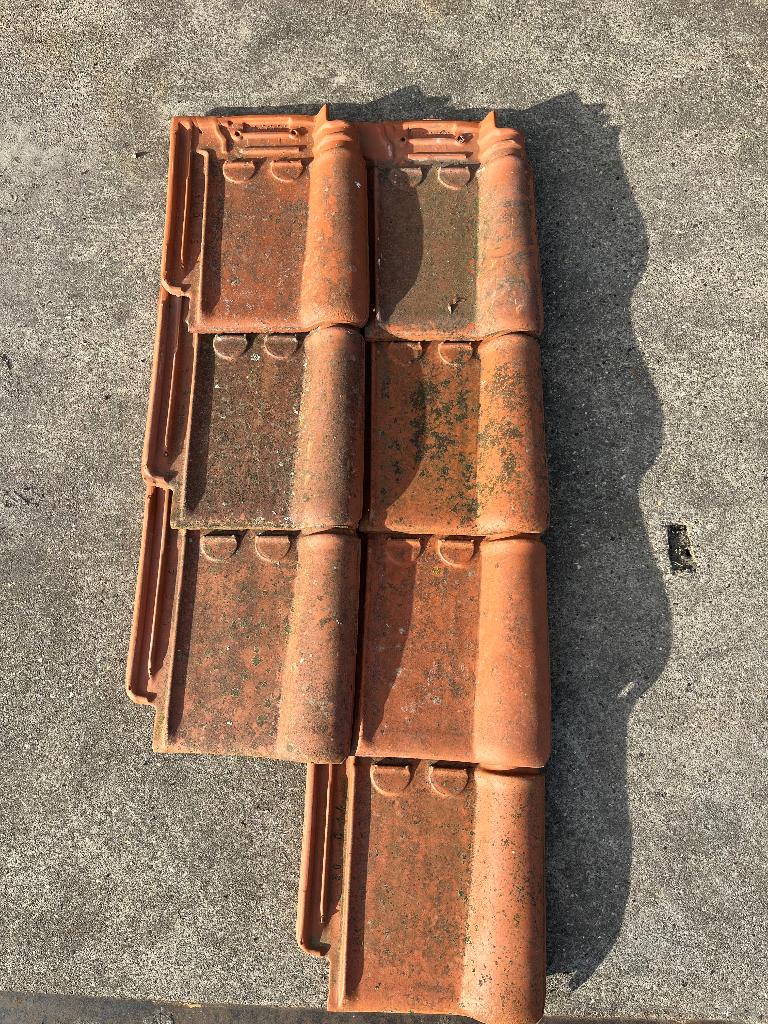 Koramic stormpan 993 rustiek en natuurrood., Bricolage & Construction, Pierre ou Argile, Enlèvement, Utilisé, Rouge