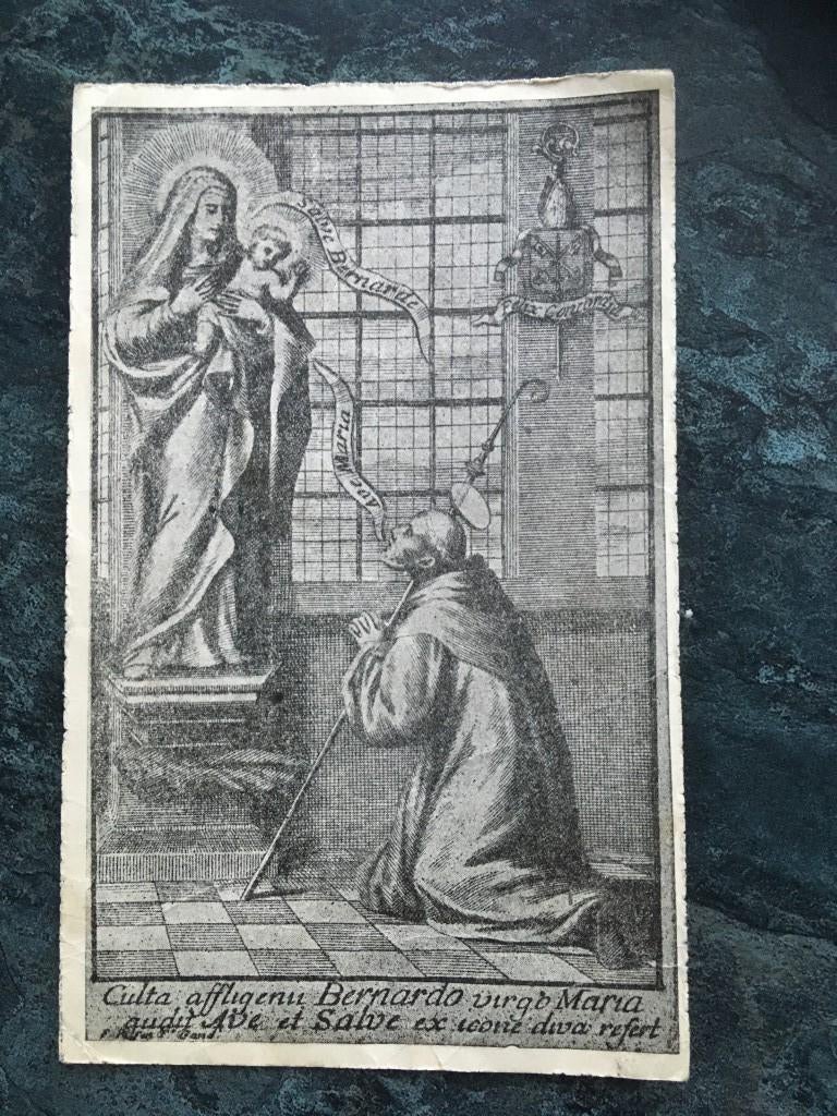 prent Abdij Affligem - gravure met het Wonder van Affligem, Ophalen of Verzenden