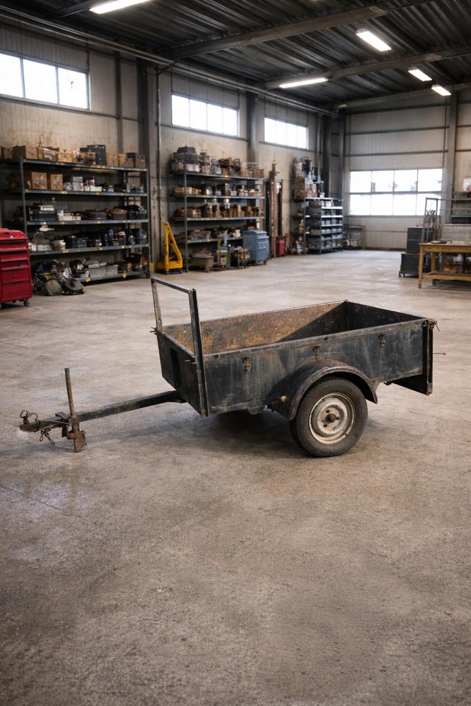 Aanhanger remork, Enlèvement, Comme neuf