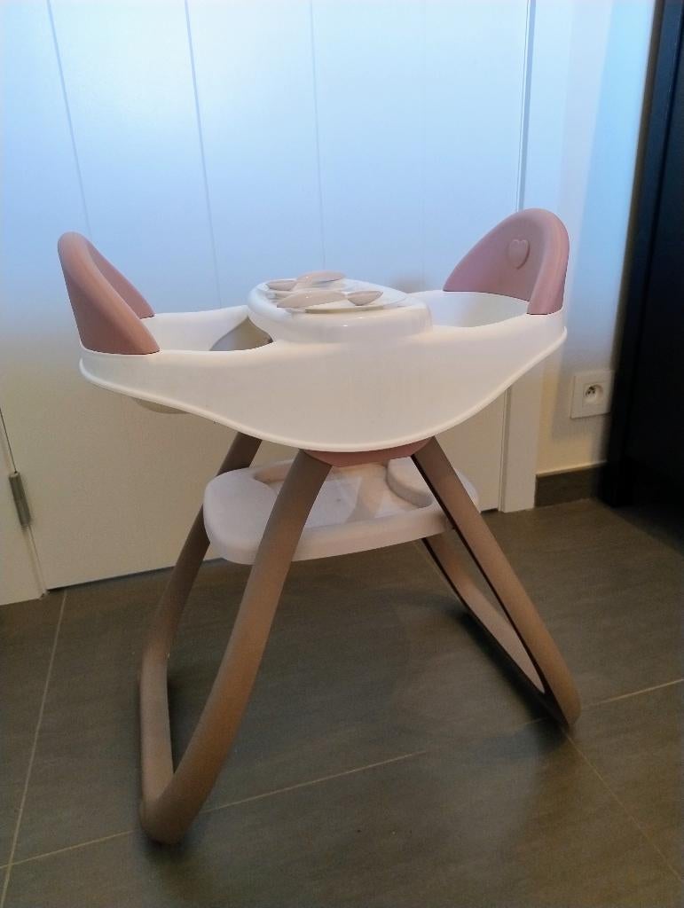 Smoby dubbele eetstoel, Kinderen en Baby's, Ophalen, Zo goed als nieuw, Babypop