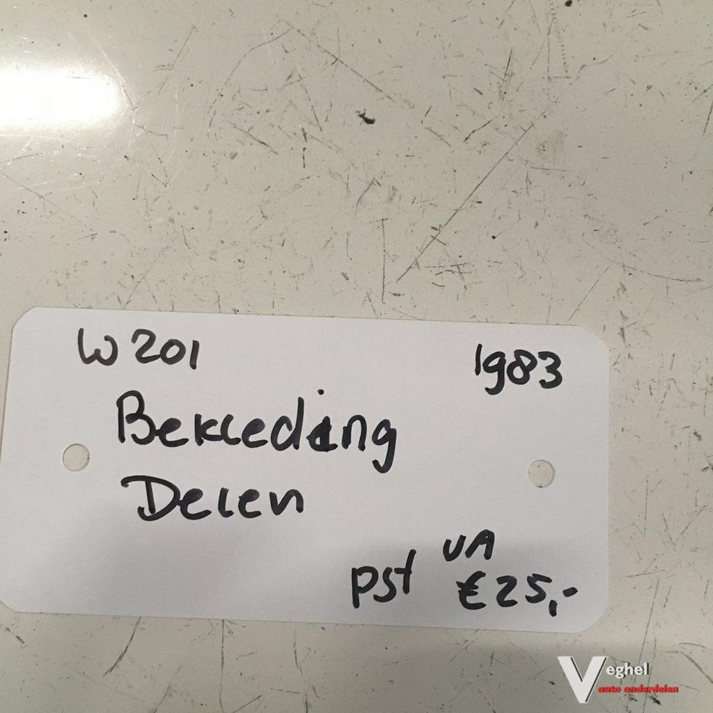 Mercedes W201 1983 Interieurdelen, -, Utilisé, -, -