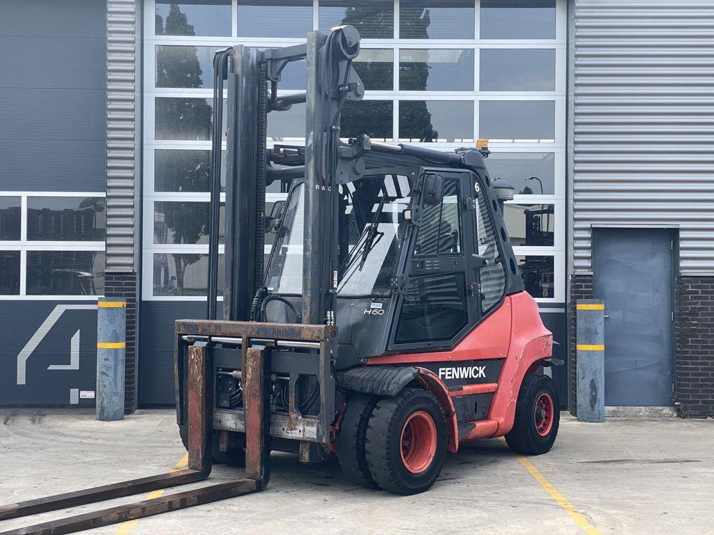 LINDE H60D-02, Meer dan 4000 kg, Diesel, Heftruck, LINDE