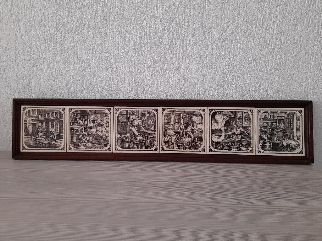 Tegeltableau: de bakkerij, Ophalen