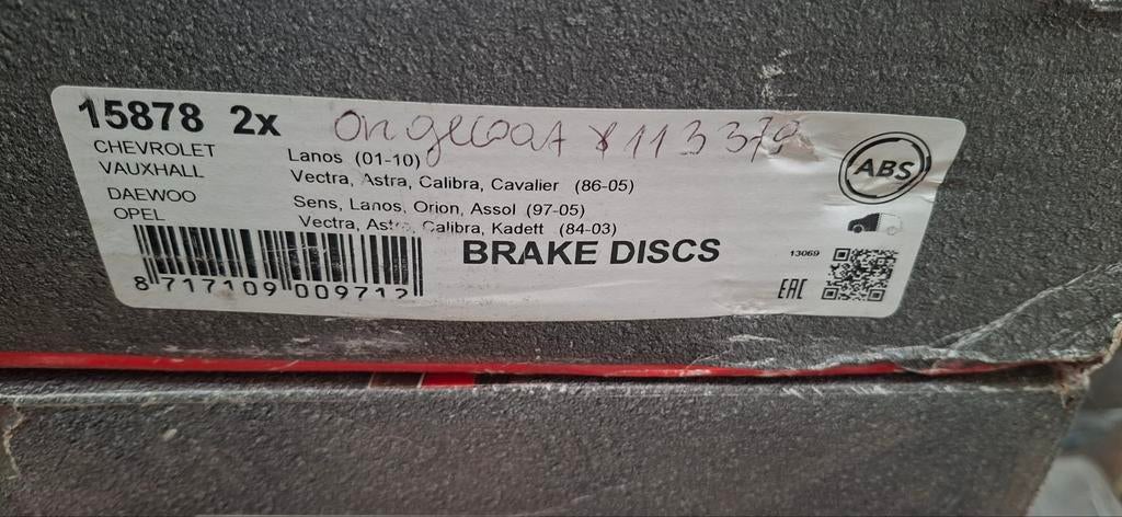 Disques de frein Opel Kadett Astra Vectra, Enlèvement, Opel