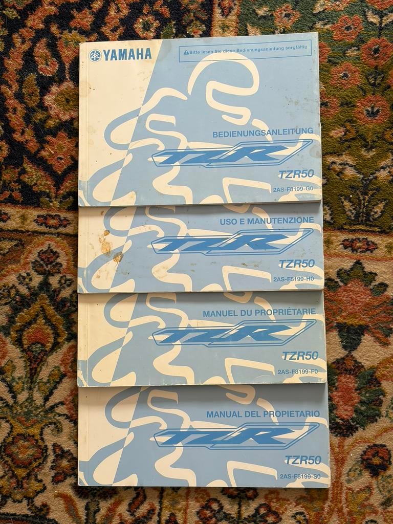 Instructieboekje Yamaha TZR 50, Enlèvement ou Envoi, Comme neuf