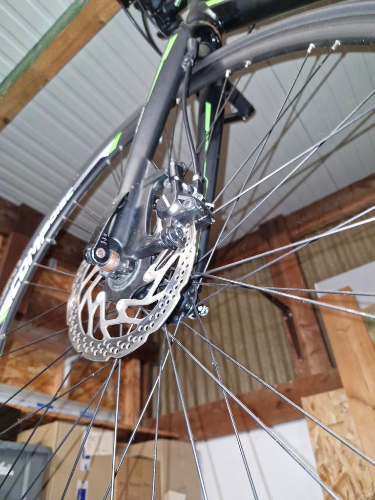 Merida Spider 500 met klikpedalen, Ophalen