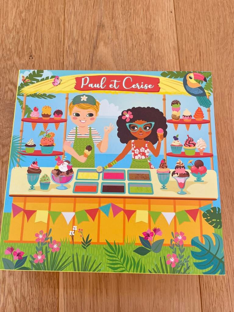 Djeco Paul et Cerise ijsjesspel in perfecte staat, Ophalen, Zo goed als nieuw