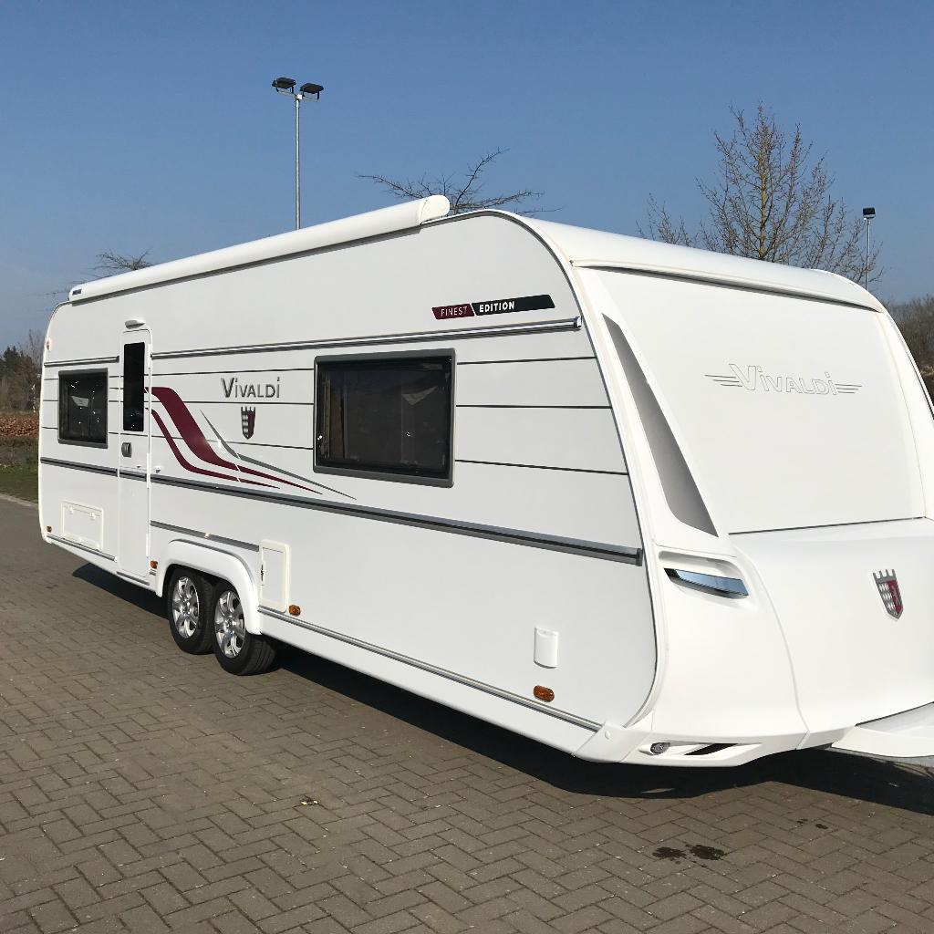 PRACHTIGE TABBERT Vivaldi FINEST Edition 685DF, Caravans en Kamperen, Rondzit, Tabbert, 6 tot 7 meter, Kachel