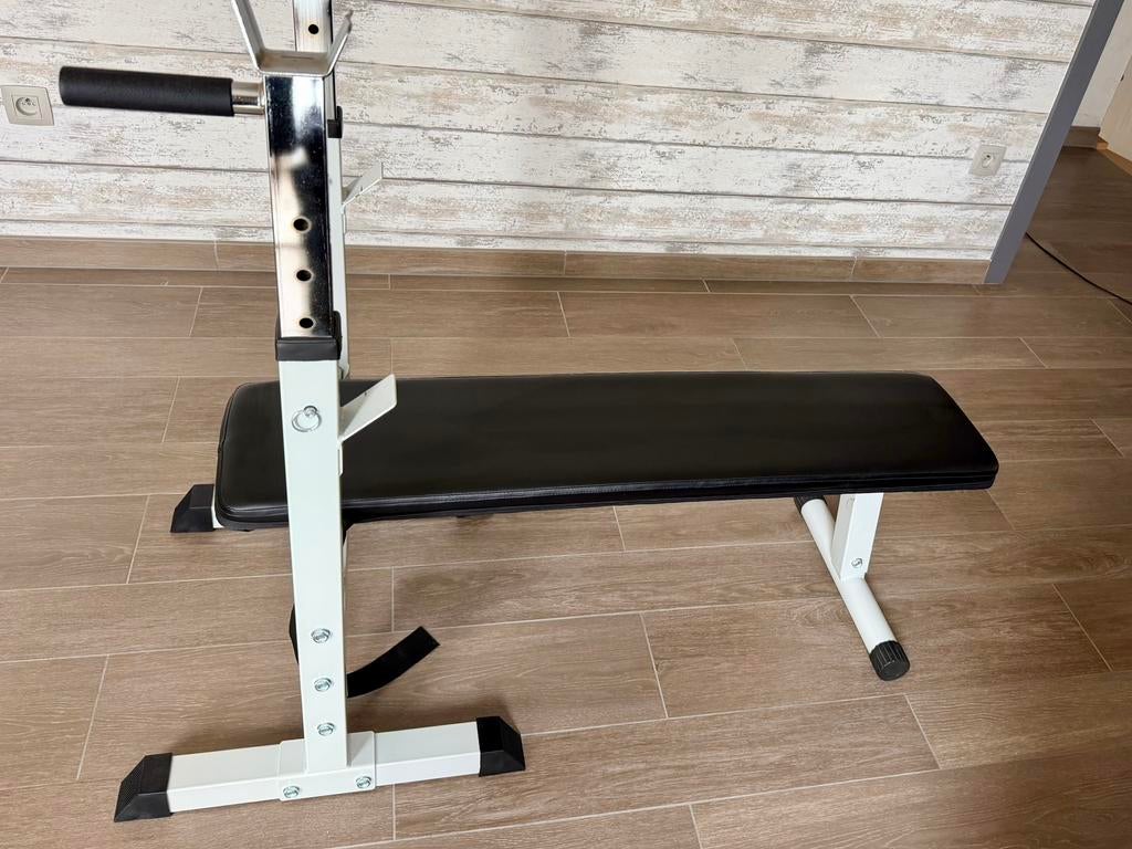 Verstelbare Halterbank, Sports & Fitness, Équipement de fitness, Neuf, Banc d'exercice, Bras, Pectoraux, Abdominaux, Dos, Enlèvement