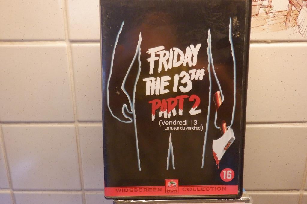 DVD Friday The 13Th Part 2., À partir de 16 ans, Envoi, Comme neuf, Slasher