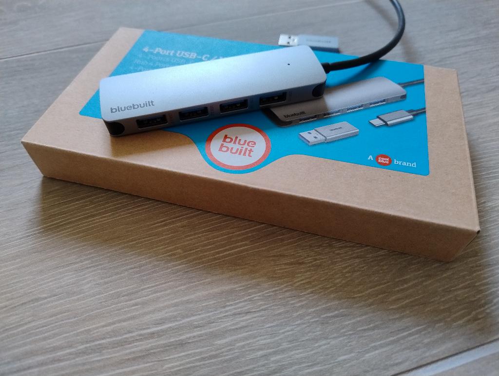 🔌BlueBuilt 4 Poorten USB A/C Hub → GARANTIE🔌, Informatique & Logiciels, Stations d'accueil, Enlèvement ou Envoi, Neuf, Hub USB