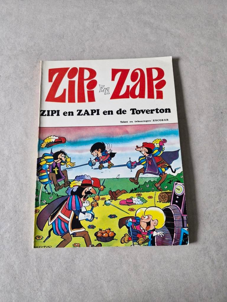 Zipi en Zapi en de Toverton, Eén stripboek, Ophalen of Verzenden, Gelezen, Escobar
