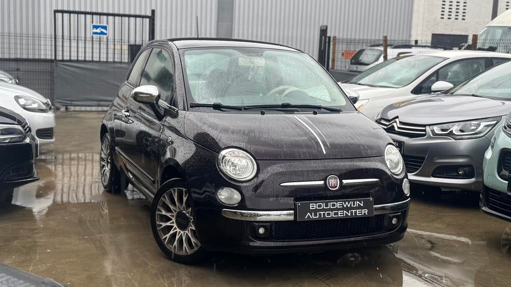Fiat 500 1.2Benzine 2012 147.xxxkm Topstaat Garantie, Auto's, Fiat, Voorwielaandrijving, Stof, Zwart, Overige kleuren