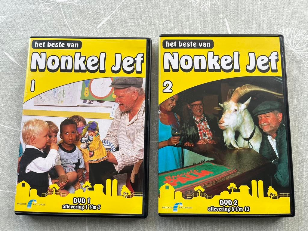 DVD Het beste van Nonkel Jef 1 en 2, Cd's en Dvd's, Alle leeftijden, Ophalen of Verzenden, Zo goed als nieuw, Komedie