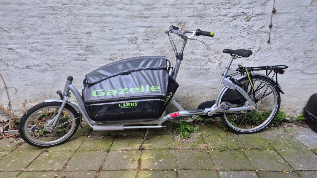 Gazelle Cabby Bakfiets (niet-elektrisch), Fietsen en Brommers, Ophalen, Gebruikt, Gazelle, Opvouwbaar