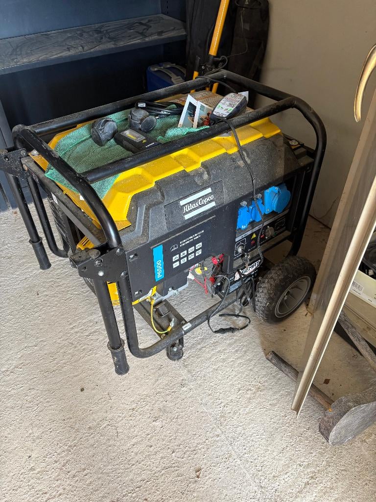 Atlas Copco P6500-groep, Doe-het-zelf en Bouw, Compressors, Nieuw, 25 tot 100 liter, Geluidgedempt, Mobiel, Ophalen