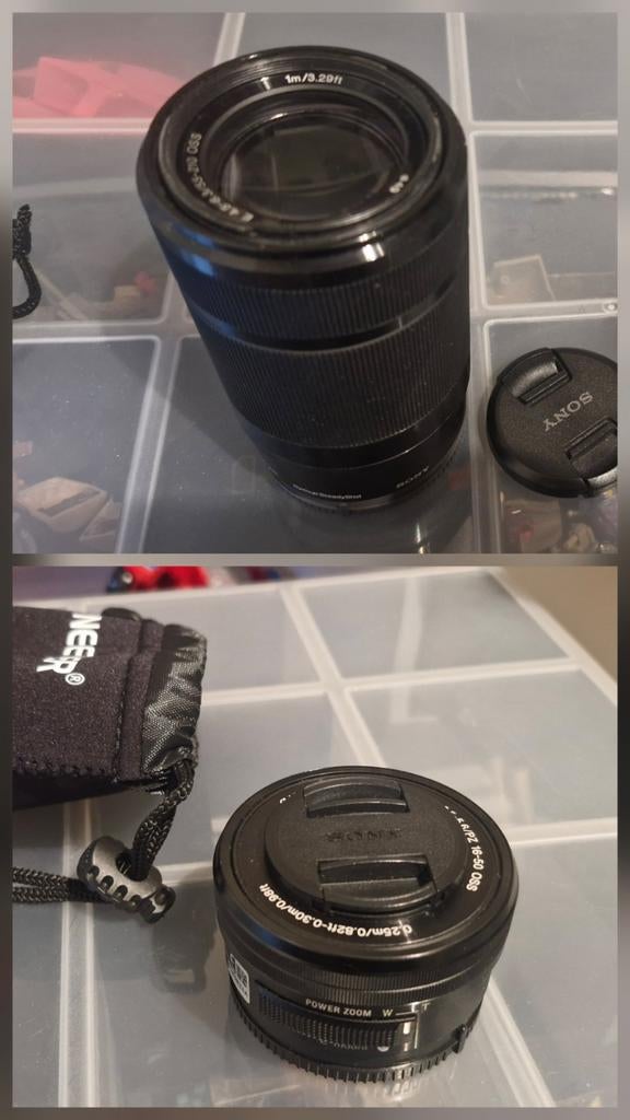 Objectifs Sony 55-210 et 16-50, Enlèvement ou Envoi, Téléobjectif