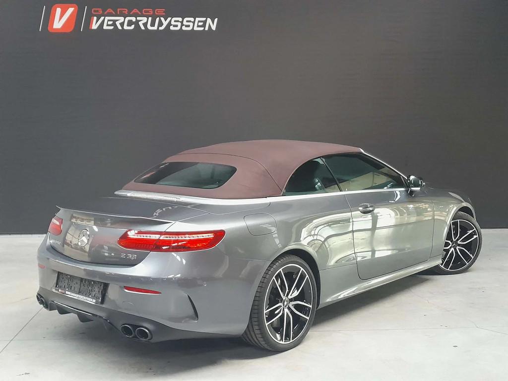 Mercedes-Benz E-Class 53 AMG Cabriolet E 53 AMG 4-Matic (EU6, Autos, Cuir, Argent ou Gris, Entreprise, Cabriolet
