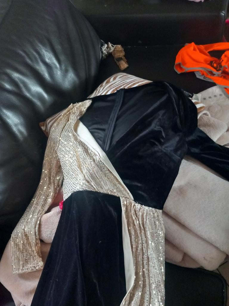 Avondjurk, Kleding | Dames, Gelegenheidskleding, ANDERE, Galajurk, Zwart, Maat 42/44 (L)