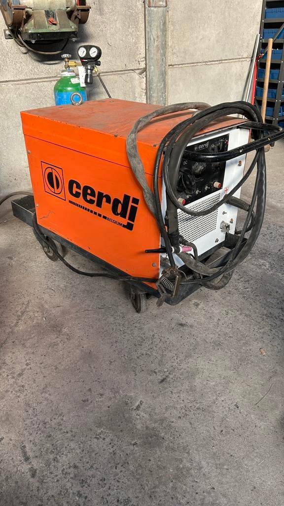 Cerdi tig lasapparaat AC/DC, Ophalen, Gebruikt, 250 ampère, Tig