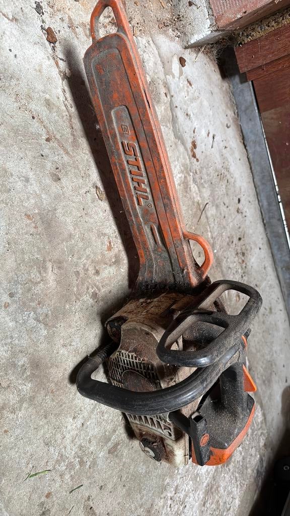 Kettingzaag Stihl MS201T, Enlèvement, Utilisé, Essence