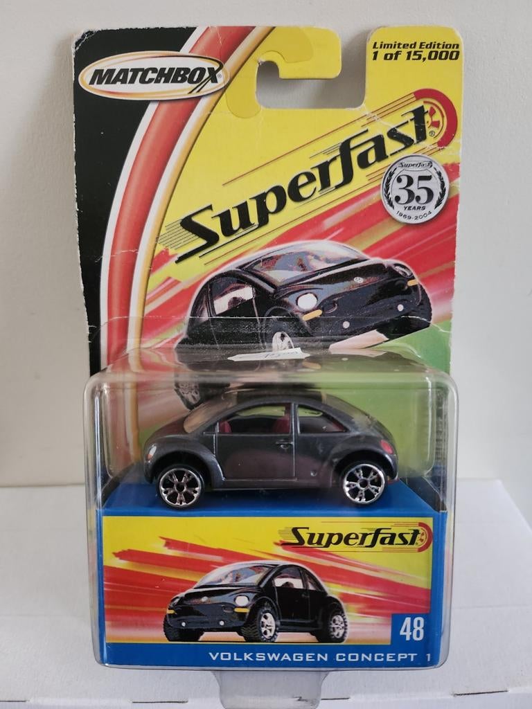 Matchbox Superfast Volkswagen Beetle Concept 1 (2004), Ophalen of Verzenden